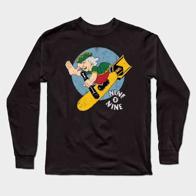 B-17 Nine-O-Nine Long Sleeve T-Shirt by 909 Apparel